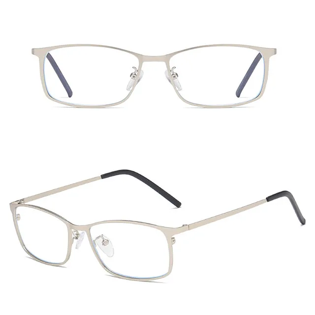 

DLO8727 New Ultra-Light Metal Eyeglasses Frames Fashion Blue-Proof Flat Glasses for Men