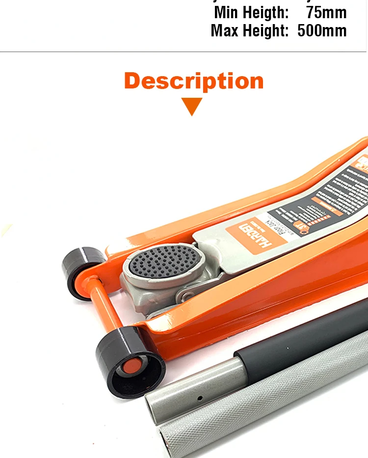 Professional Custom 3 Ton Portable Manual Car Repair Jacks Hydraulic