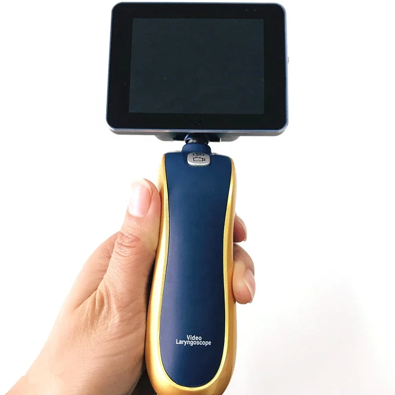 Endotracheal Laryngoscope Intubation With Camera Wide Angle Video