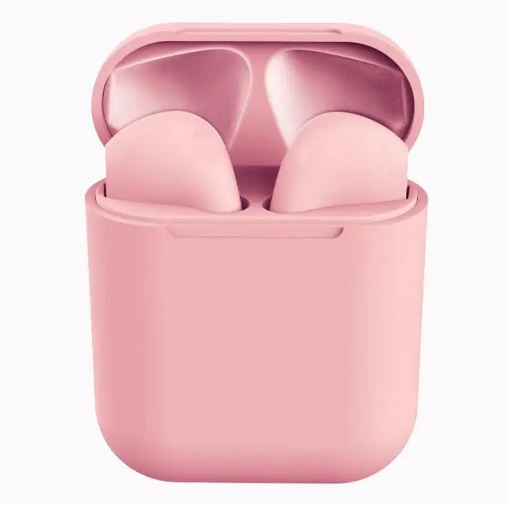

hot amazon Wireless Blue tooth Headset i12 tws color 5.0 earbuds Sports Earphones Portable Headphone For All Mobile Phones
