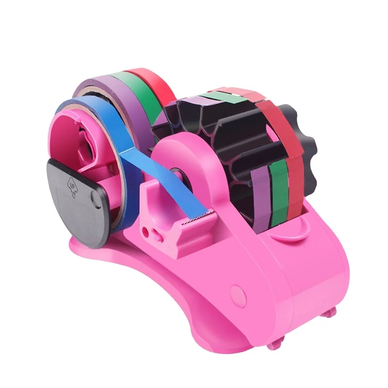 RubySub New Multifunction Decorative Gummed Tape Dispenser Heat Tape Cutting Dispenser
