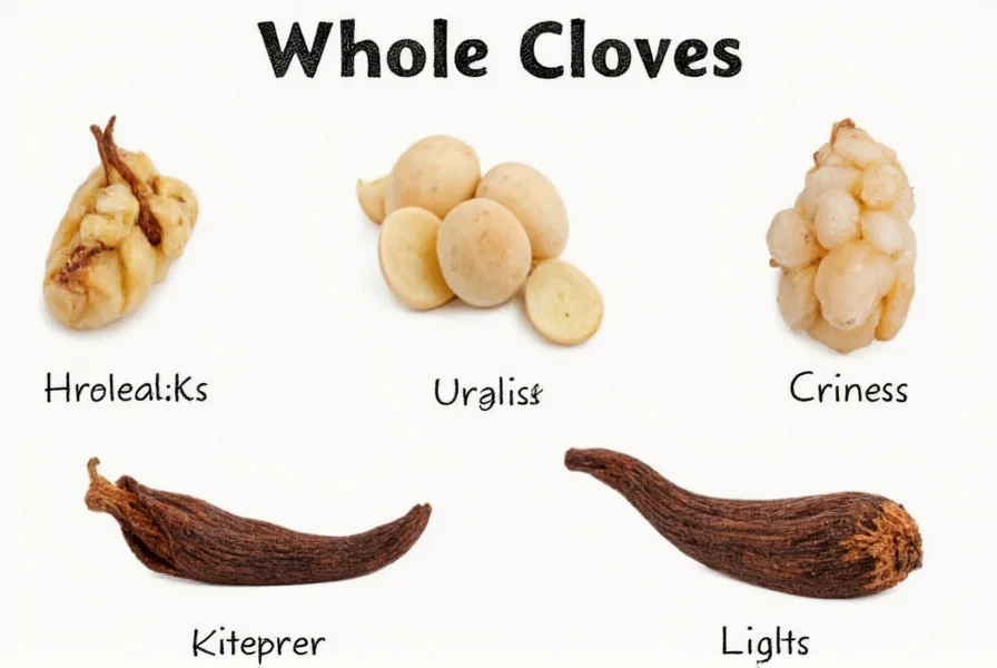 Whole Cloves Appearance: Visual Identification Guide