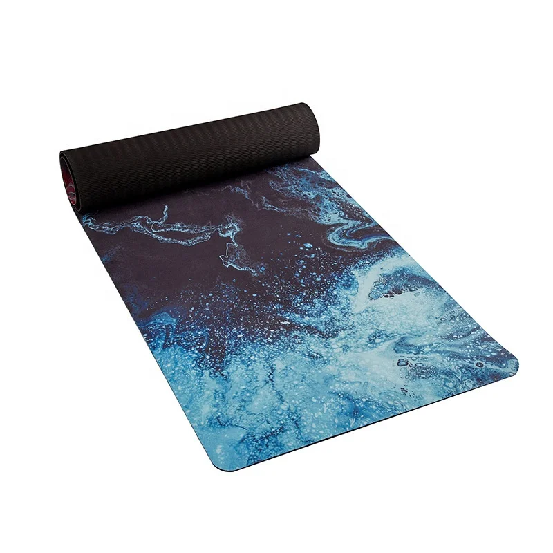 

Customised Indoor Fitness Ecofriendly TPE Vegan Suede Yoga Mat, Customized color