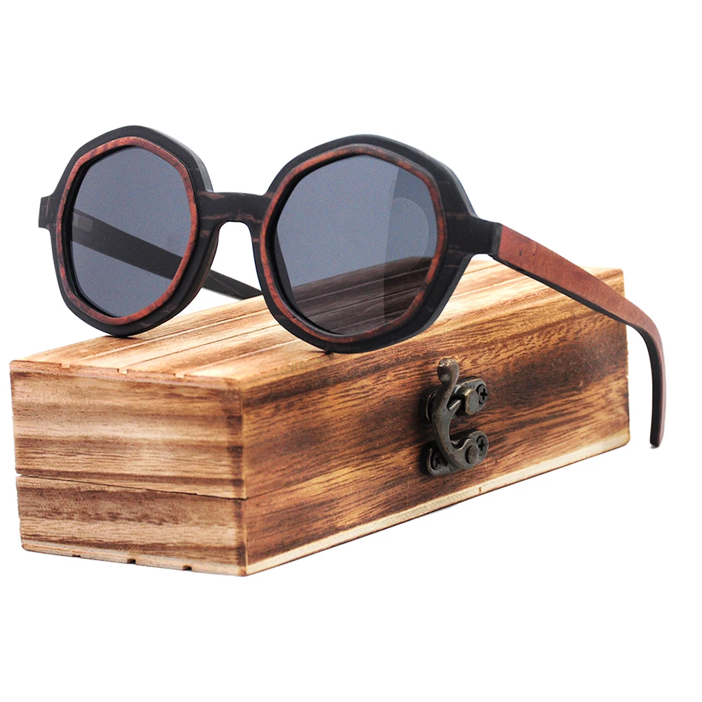 

Fashion accessories bamboo wood sunglasses envoirmental festival gift