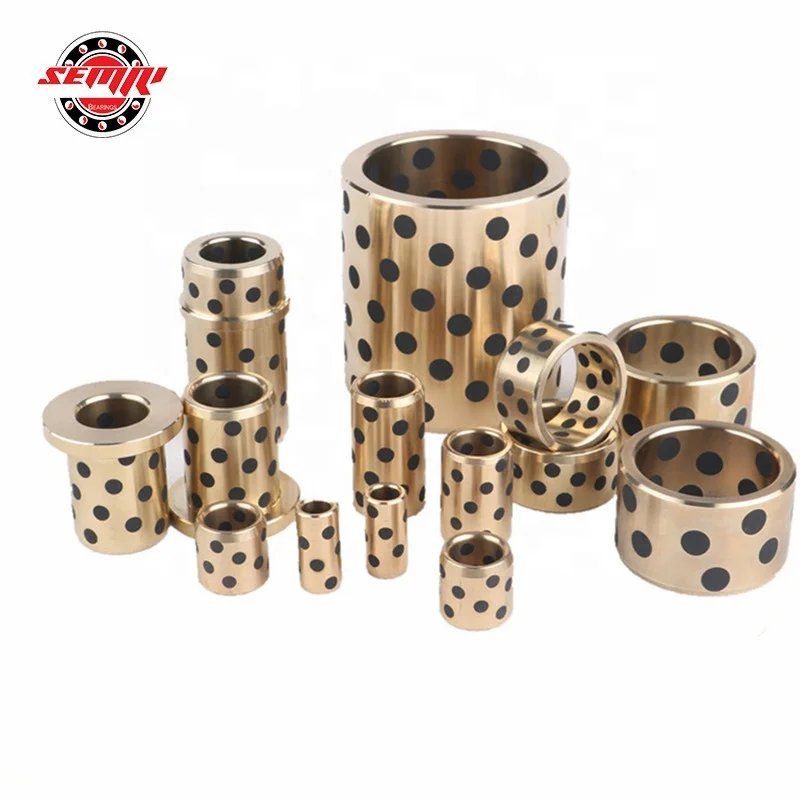 

Customized Self Lubricating Straight or flanged Oilless Brass Copper Sleeve Bearing BushingOil Bronze Bushing