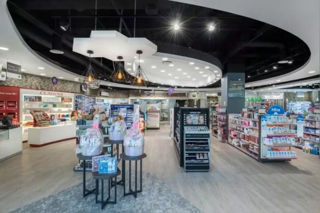 Unique Retail Pharmacy Store Furniture Display Showcase Design Medical