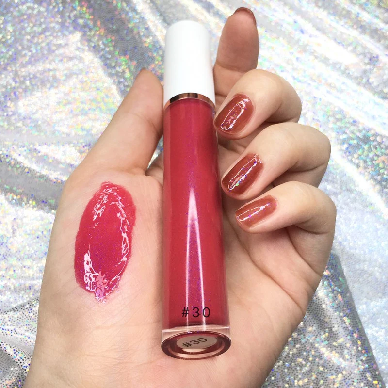 

Bulk popular 64 shades custom logo lip gloss