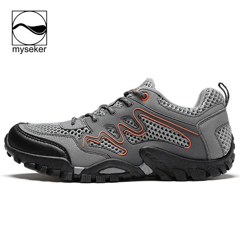 

Men Hiking Shoes Outdoor Ear Clamp Sepatu Gunung Pria Ran Trekking Mountain Women Boots Merrell Military MenS