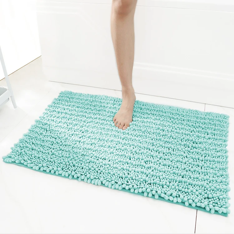 

Fashion Trend Simple Elegant Pure Color Thickened Bathroom Absorbent Non-Slip Mat