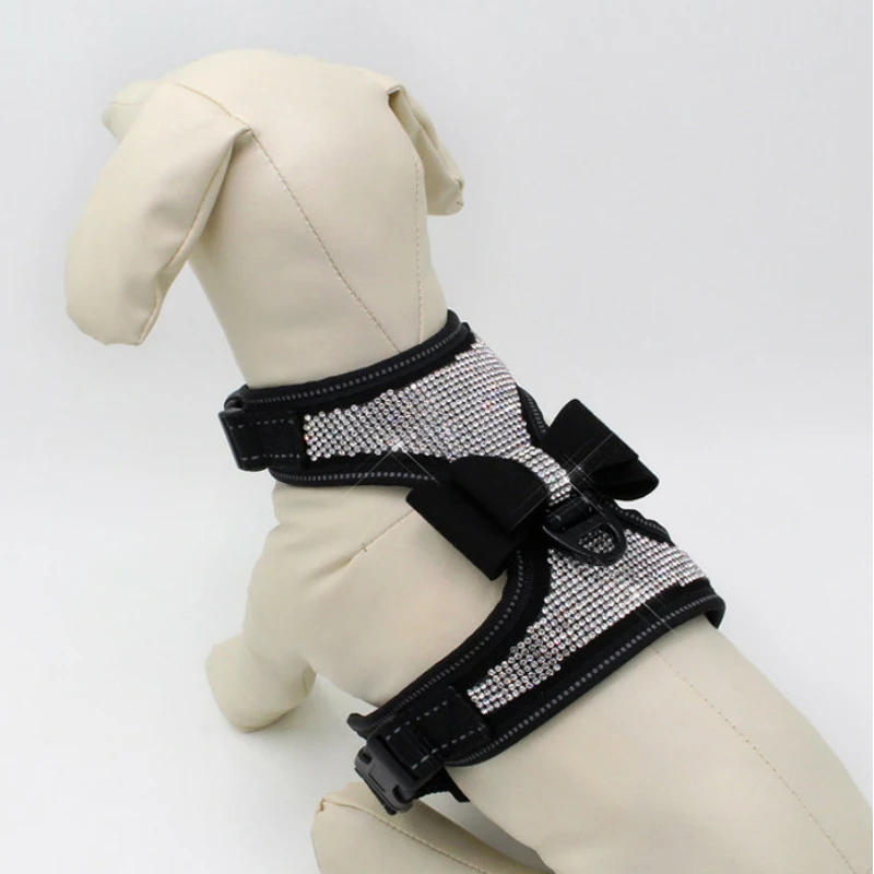 

2020 Amazon New Type Dog Vest Type Reflective Chest Pet Harness, Red/black