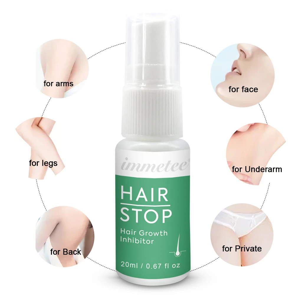 

Natural powerful Painless Hair Removal cream Permanent Hair growth inhibitors spray stop hair growth for women