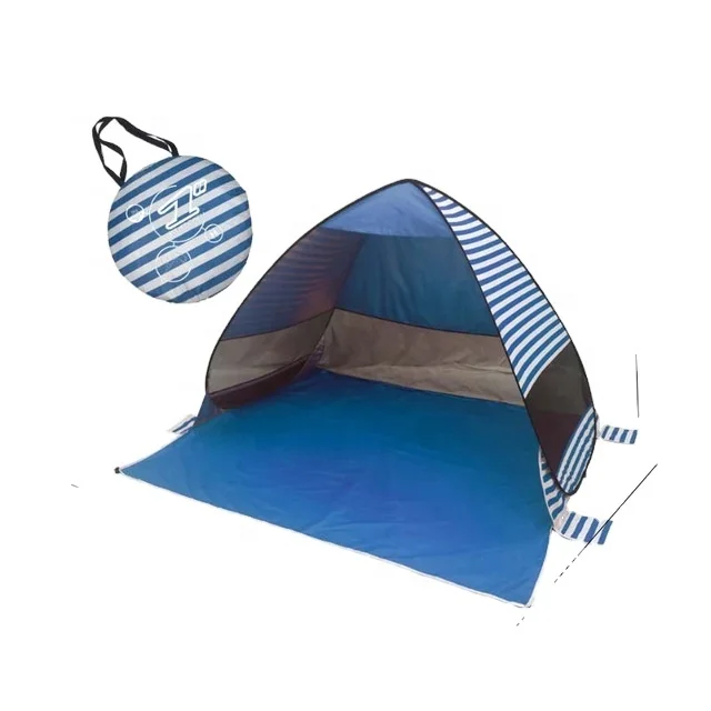

Automatic Beach Tent Uv Protection Camping Tent Awning Travel Travel And Rest Places Can Be Folded Easy To Store Large Size, Black