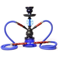 

1 Ceramic Bowl 2 Hose Arabian Shisha for Charcoal Water Pipe Shisha Hookah