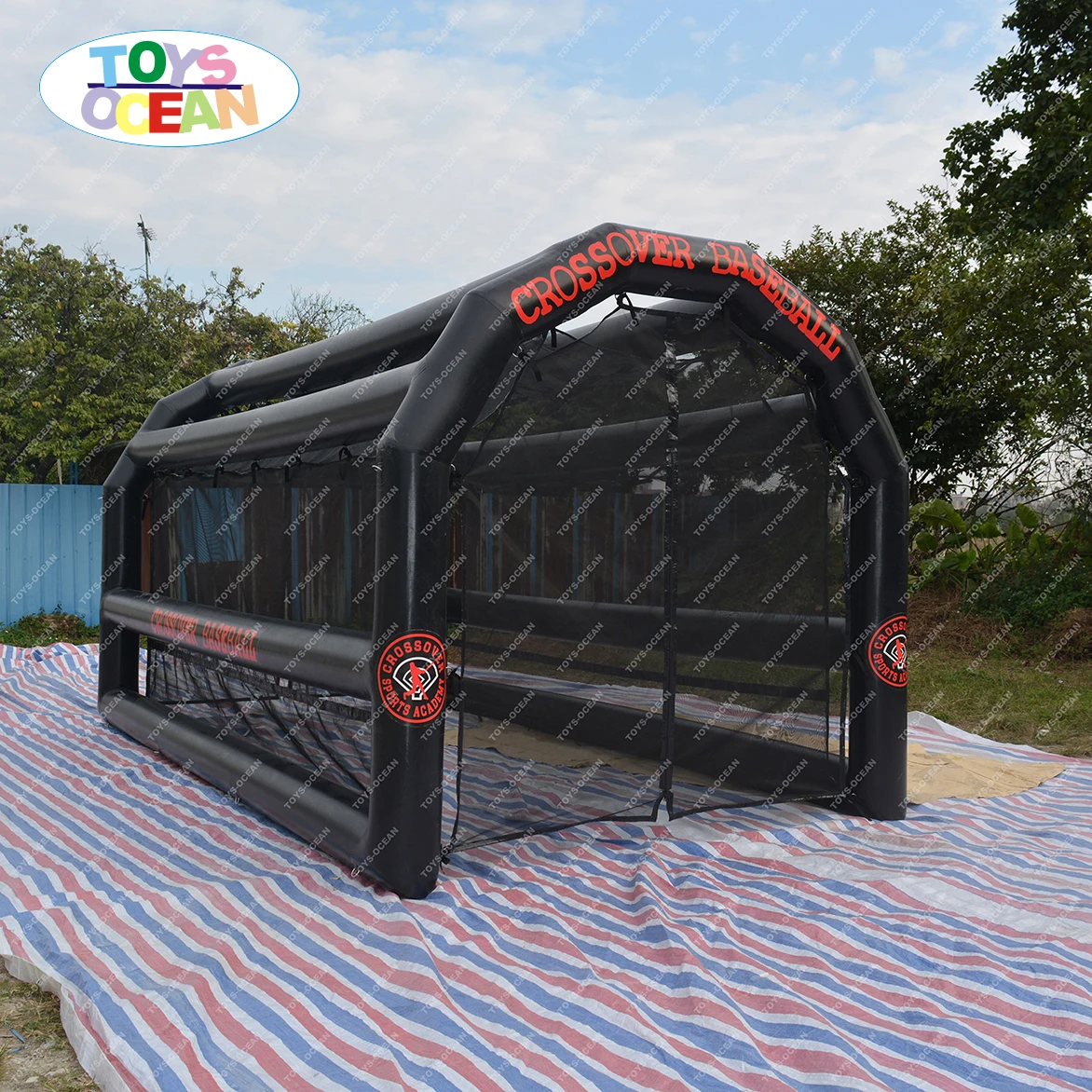 Mini Inflatable Baseball Batting Cage With Nets Inflatable Baseball