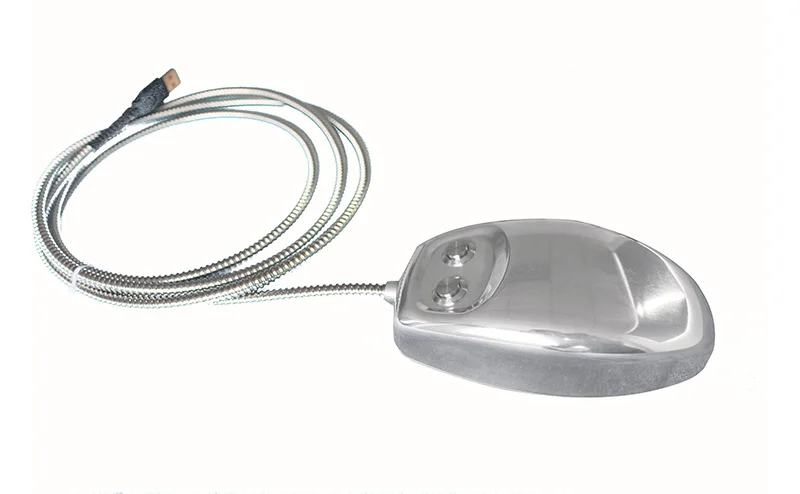 IP68 Industrial Waterproof Stainless Steel Mouse
