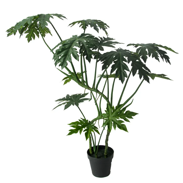 

polyurethane indoor and outdoor decorative modeling tree art artificial papaya tree Artificial tree