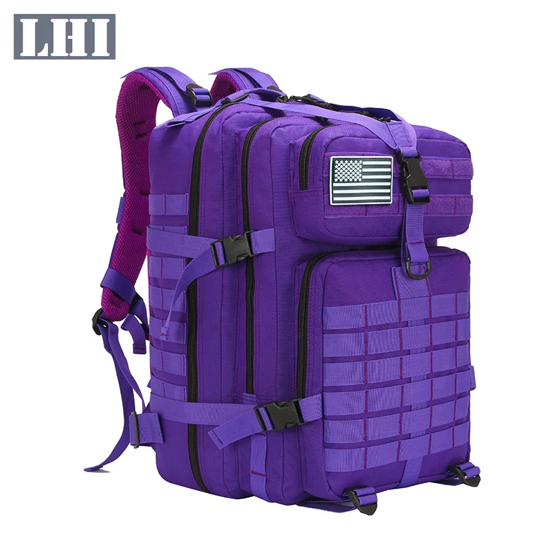 

LHI 2020 Cheap Militar Mochila_Tactica Outdoor Survival Oxford Waterproof Athletic Camping Military Tactical Backpack