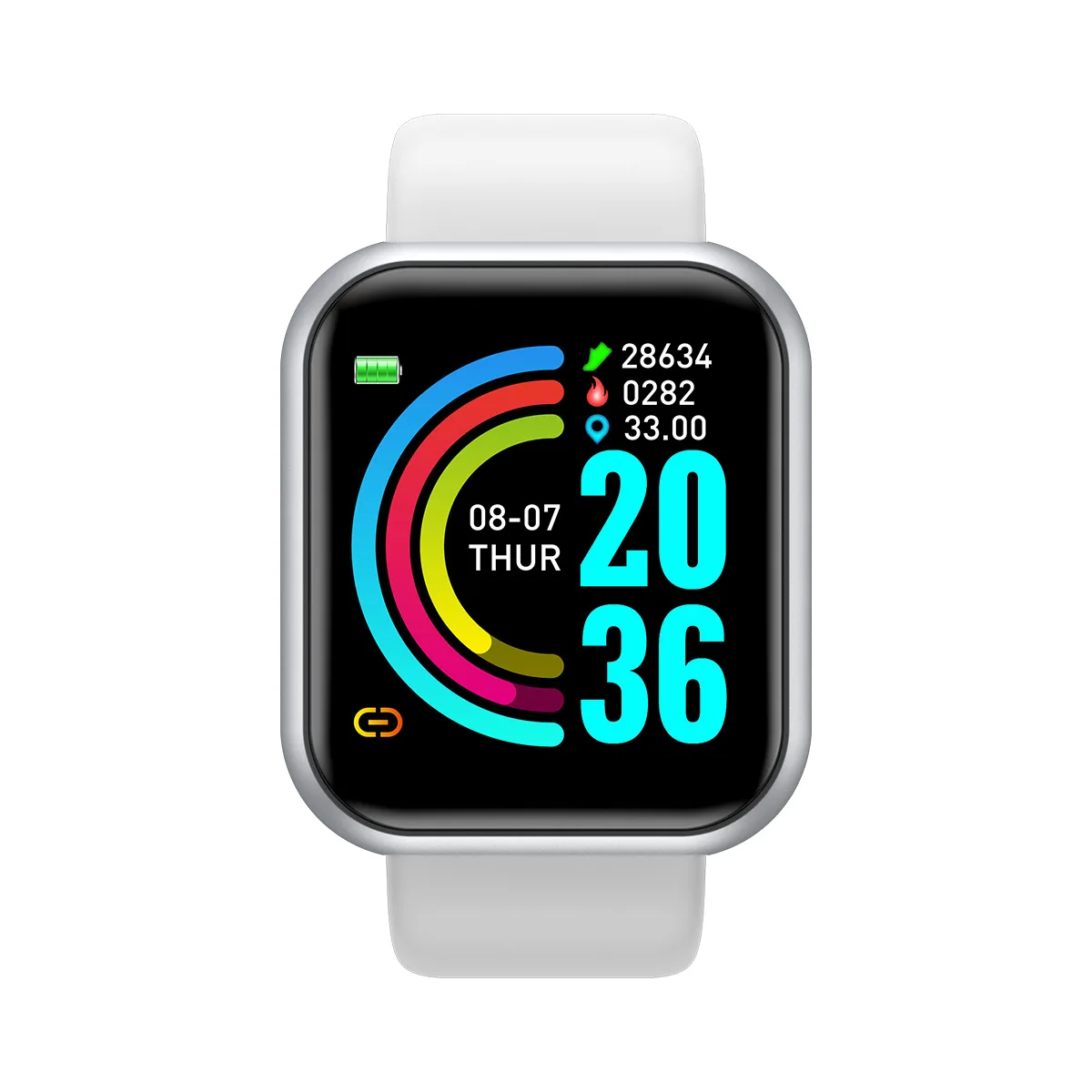 

Y68 SmartWatch Fitness Tracker Sports Watch Heart Rate Monitor Blood Pressure Smart Bracelet for Android IOS