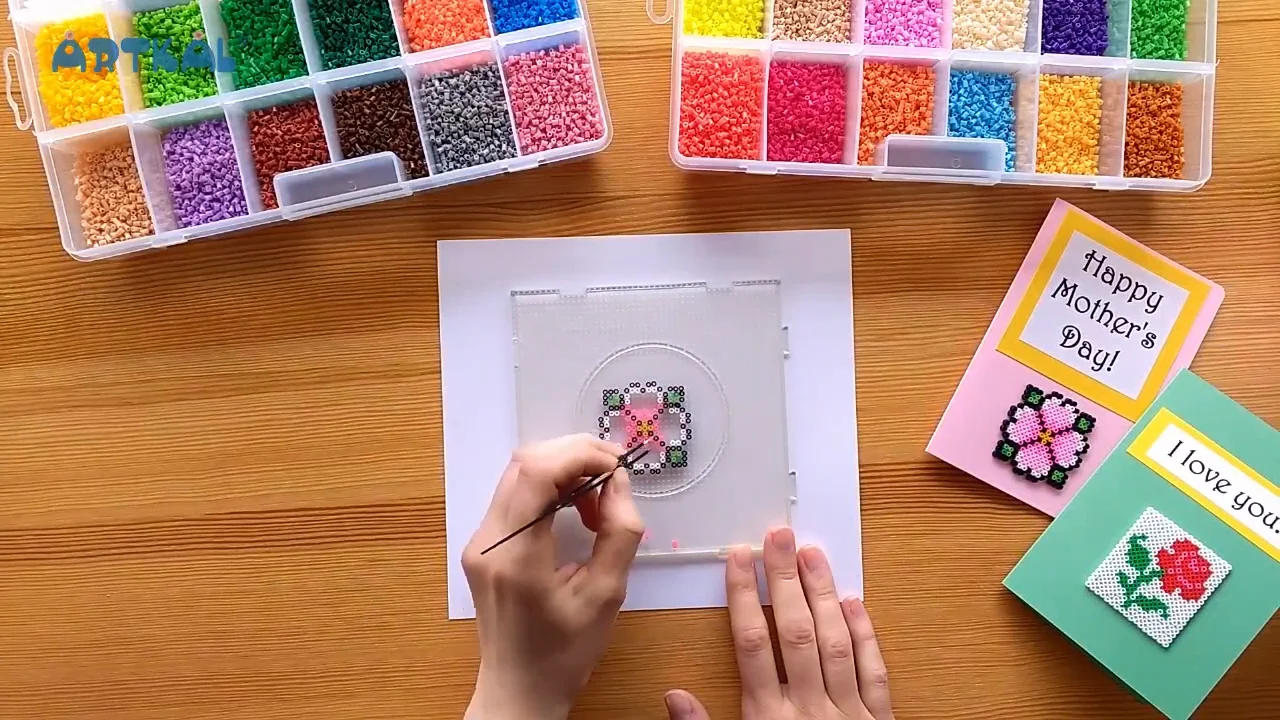 Parentchild Toys Perler Beads 5mm Hama Beads Box Package Beads Diy