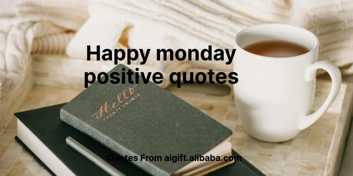 happy monday positive quotes