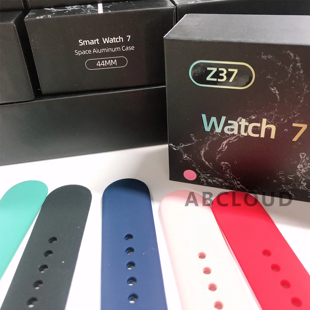 

2022 Newest Arrival Smart Watch Series 7 Wireless Charging 1.75 Inch Double Button Watch 7 Z36 Z37 T100 Plus N76 Smartwatch