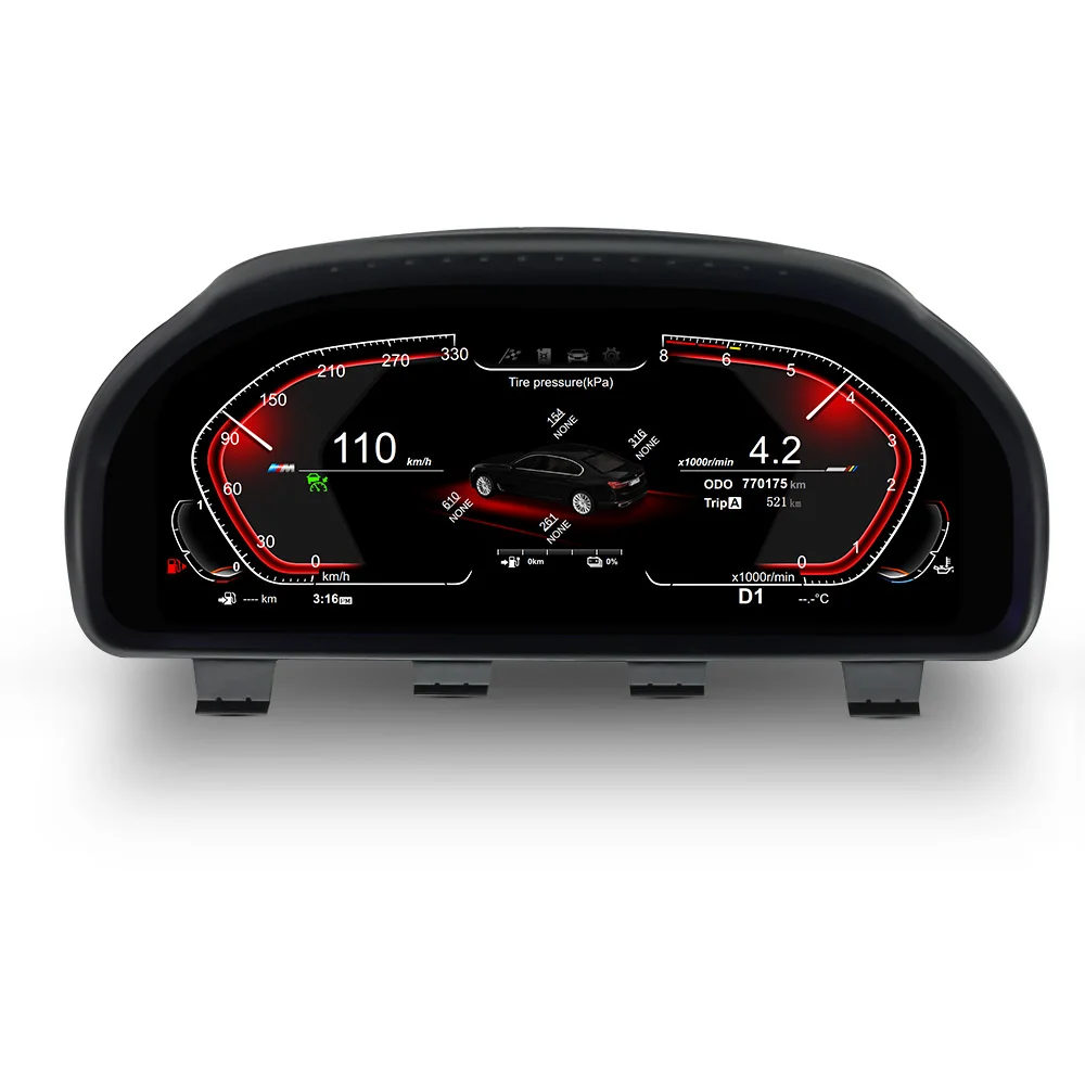 

MEKEDE 12INCH screen LCD Dashboard speedometer digital cluster for BMW F10 F11 F18 F06 F12 F13 F01 F02 F03 LINUX System