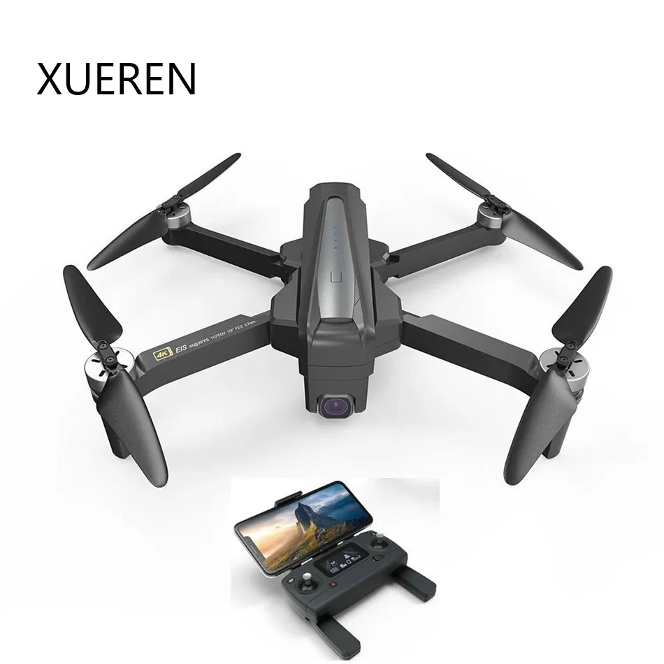 

XUEREN MJX B12 EIS Drone With 4K Camera 5G WIFI GPS Brushless Foldable Aerial Photography RC Quadcopter, Black