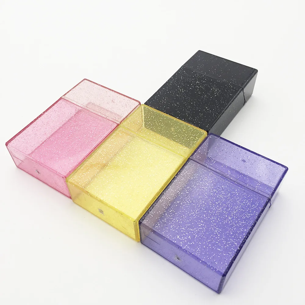 

New cross-border translucent whole package moisture-proof smoking box cigarette cases, Mix colors