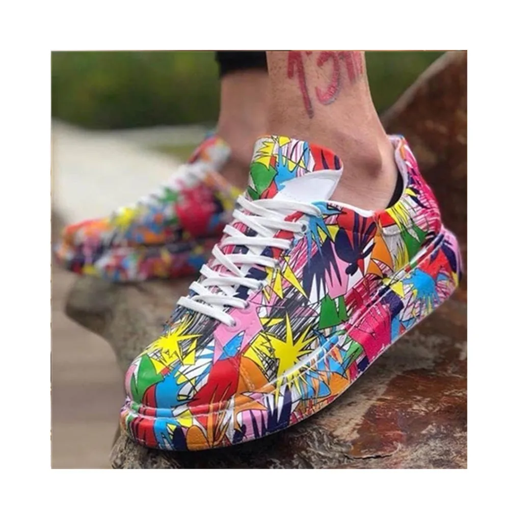 

Newest Design Black Red Green Sport Flats Lady Shoes 2021