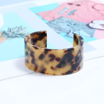 

2021 newest tortoise shell bangles bracelets fashion acrylic cuff bangles bracelet accessories factory wholesale bangles, Various