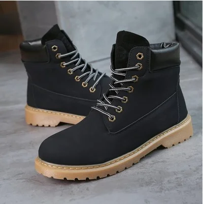 

High Quality Boots MD + RB Outsole Combat Military Leather Boots, Yellow