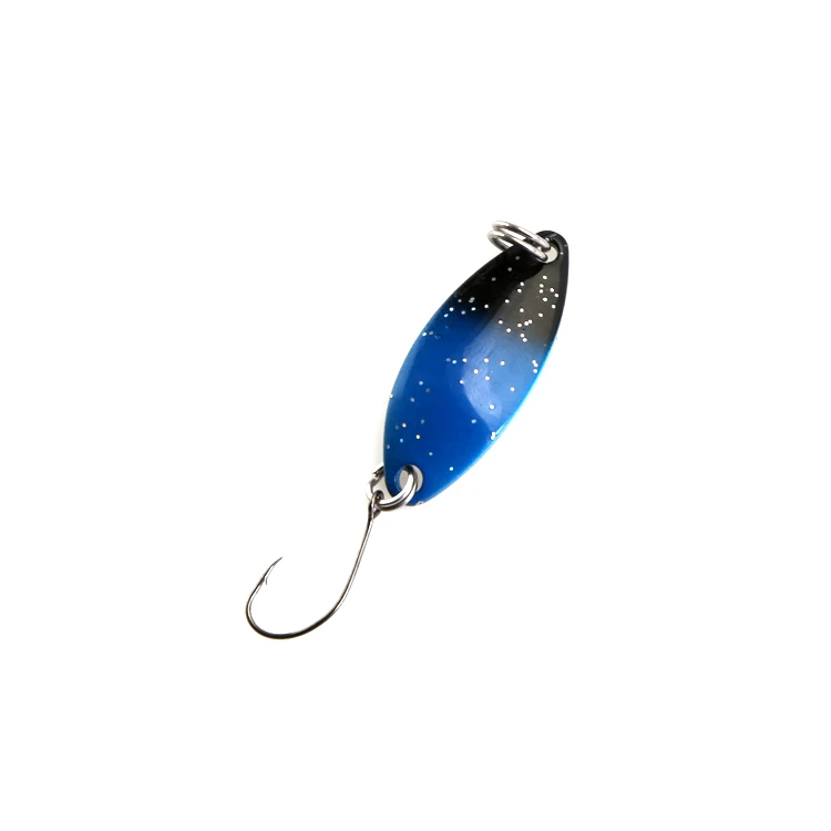 Leaf Metal Spinning Spoon Fishing Lure 3.5cm 3.3g Small Micro Fishing