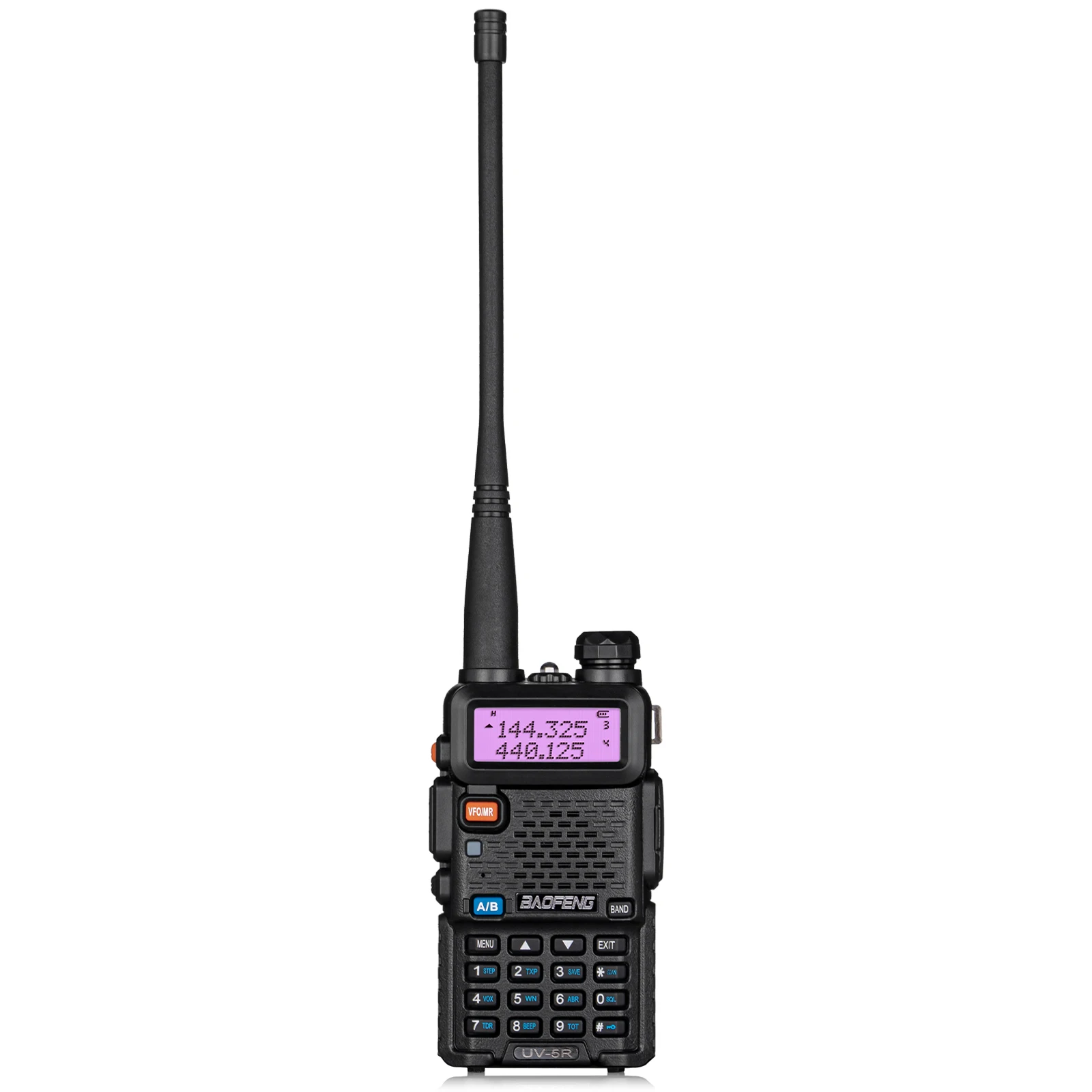 

Baofeng uv5r buy direct from china manufacturer dual band handheld professional two way radio, Black