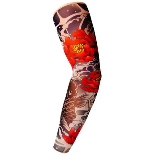 

2020 China Cheap Price Men Sleeves Temporary Nylon High Elasticity 3D Tattoo Sleeve Arm Stockings Tattoo Cool Sleeve, 36 colors