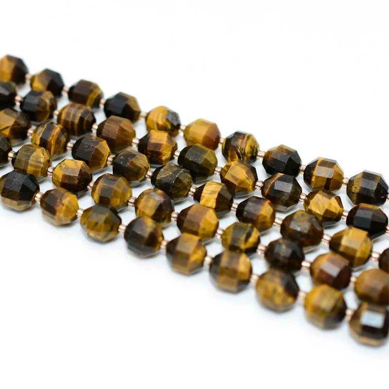 

Trade Insurance  Best Quality Bucket Shaped Yellow Tiger Eye Loose Beads