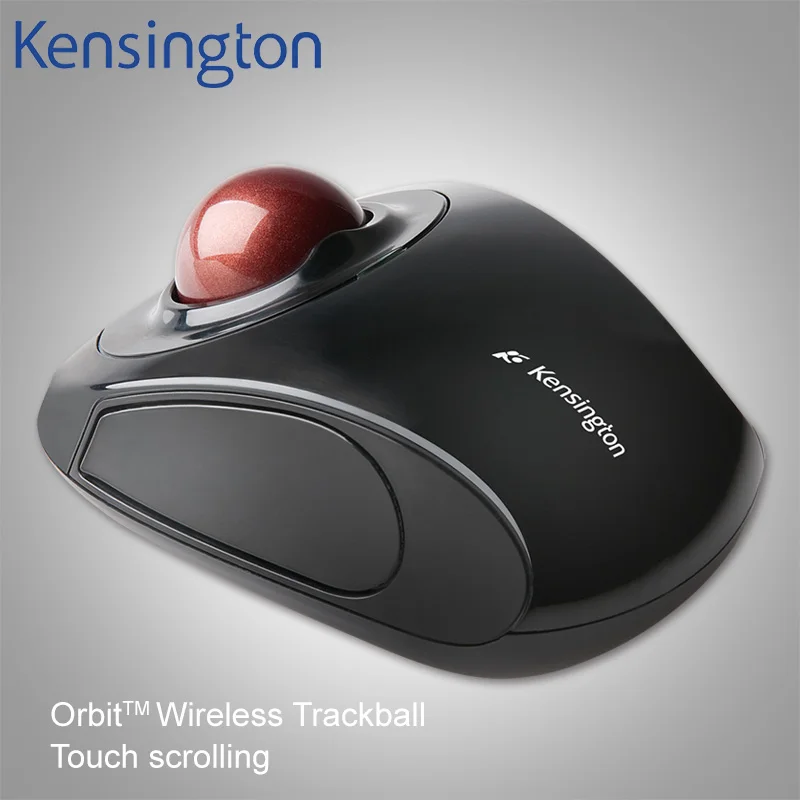 
Industrial Trackball Mouse 2.4GHz Wireless Nano Receiver for Laptop Computer 