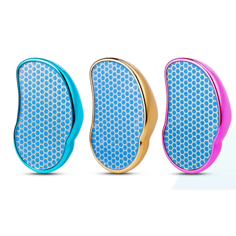 

Best price wholesale nano glass foot file color crystal foot grinder pedicure sandpaper foot grater, Gold/blue/rose red