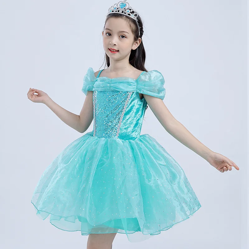 

Princess Dress Up Clothes for Little Girls Sparkly Costume Tutu Dresses for Birthday Parties and Play
