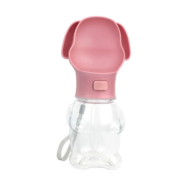 

Custom Portable Pet Dog Water Bottle Outdoor Dog Feeding Drink Bottle