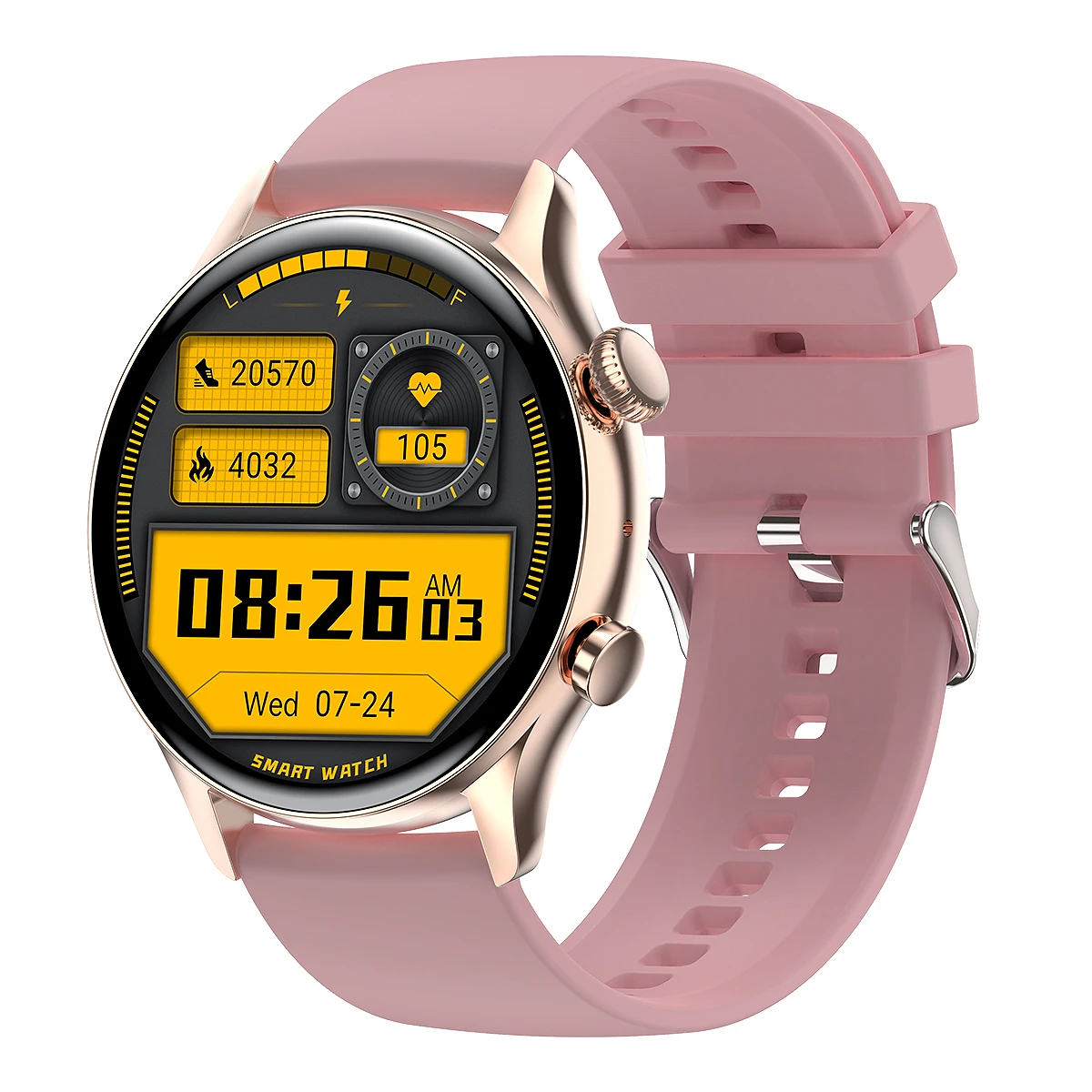 

2022 Newest HK8 Pro Smartwatch Female Menstrual Cycle Watch Women Health Tracking Fitness sport IP68 Waterproof Smart Watch, Black, silver, golden