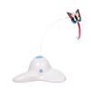 Pet cat toy electric with interactive intelligence a replacement head cat toy butterfly