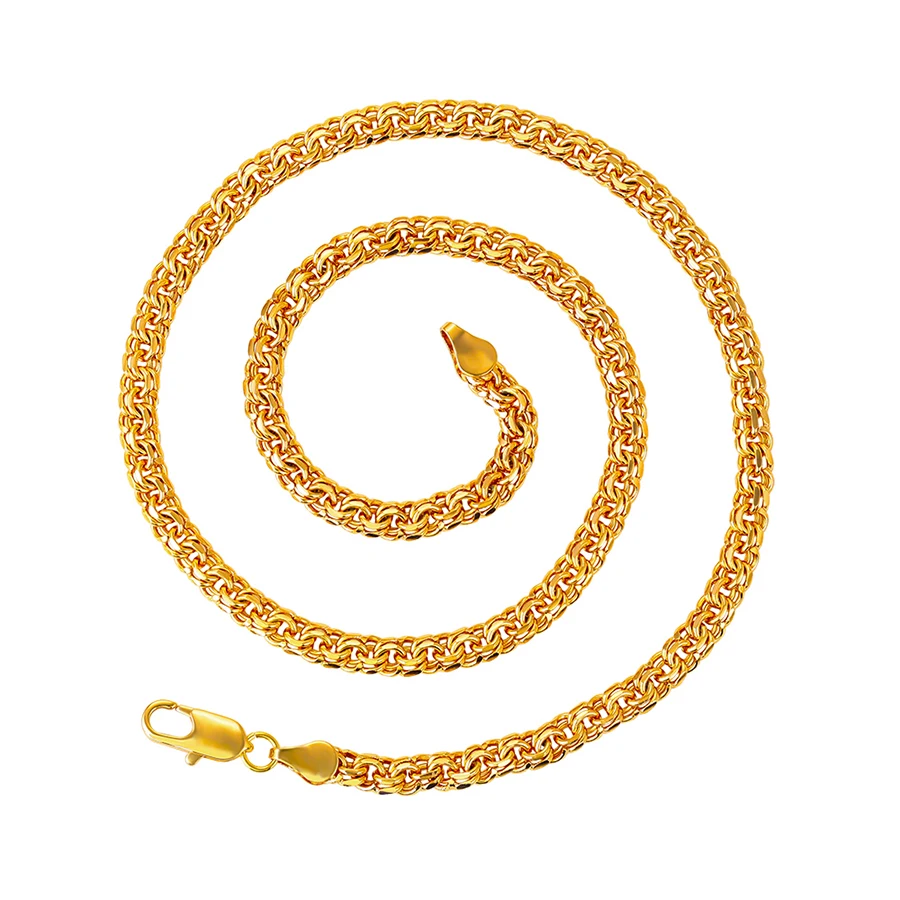 

44798 Xuping 24K gold plated fashion women necklace, luxury style chain necklace, 24k gold color