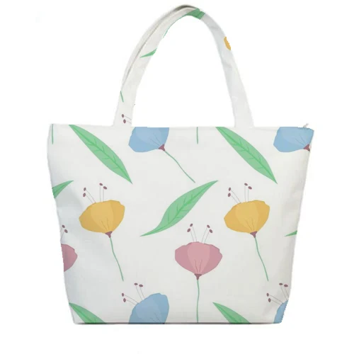 

Custom Canvas Shopping Bag High Quality Polyester Tote Bag for Girl