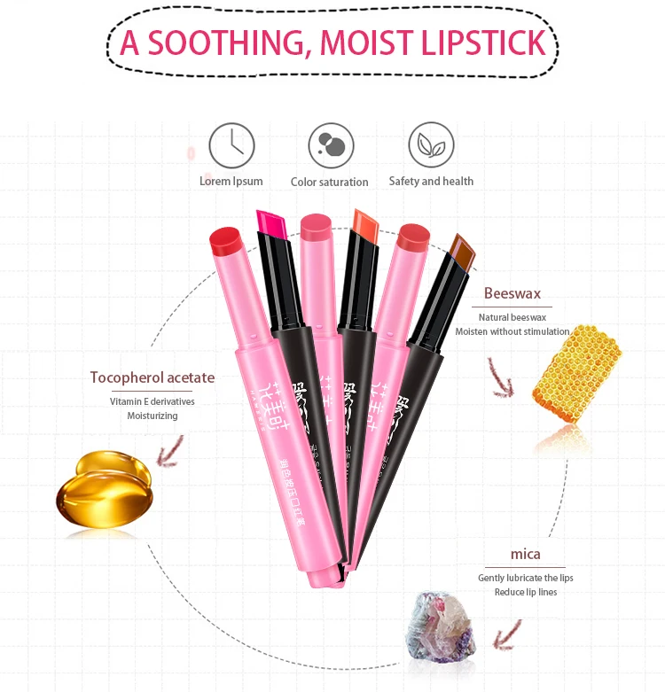 oem private label lipstick long lasting lipstick waterproof vagen matte velvet lip stick