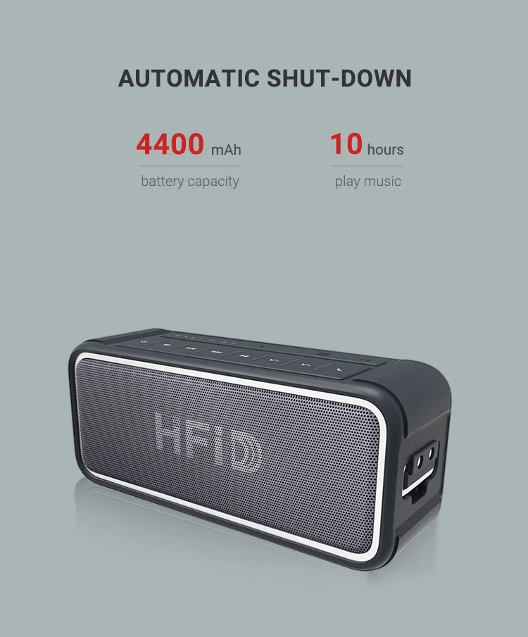 New Designed IP67 Waterproof Portable Wireless Custom Bluetooth Speaker - ANKUX.COM