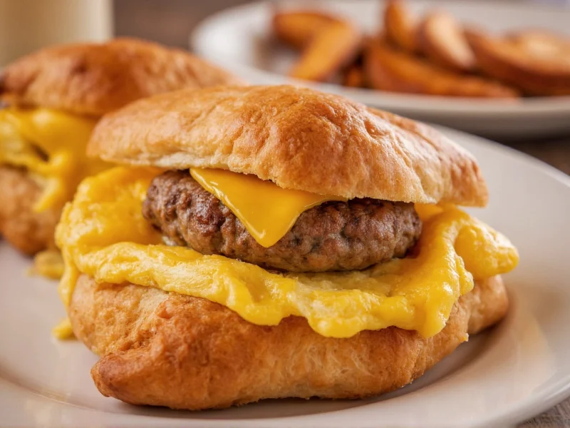 Sausage Egg and Cheese Croissant: Complete Guide & Nutrition