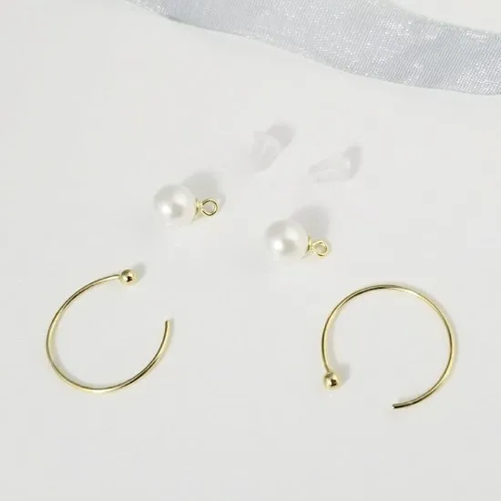 

Fashion women 925 sterling Silver Jewelrys Shell water pearl earrings fancy hoop earrings, Gold;silver