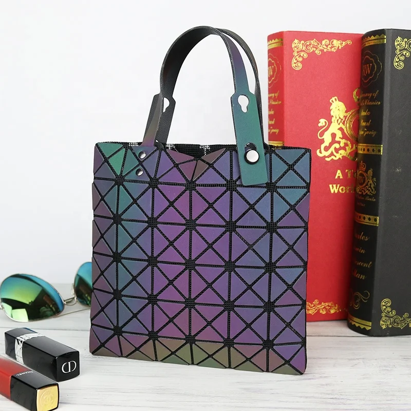 

Geometric Luminous Bag Geometric Handbag Luminous Geometric Reflective Bag