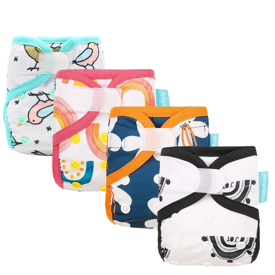 

Happyflute  baby diaper cover free sample printed reusable diapers, Choice