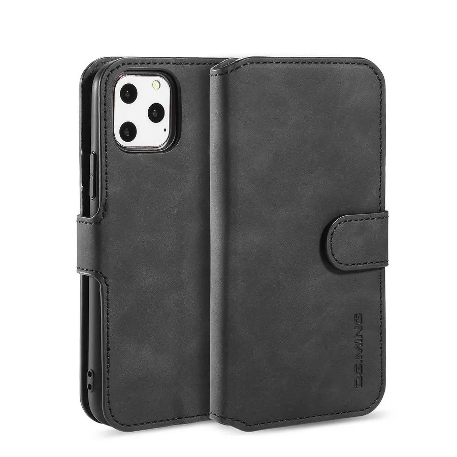 

CaseMe Retro Phone Case For iPhone 11 Credit Card Money Slot Flip Cases For iPhone 7 8 Plus X XS XR MAX Hoes For iPhone 11 Pro, Black,brown,red,gray